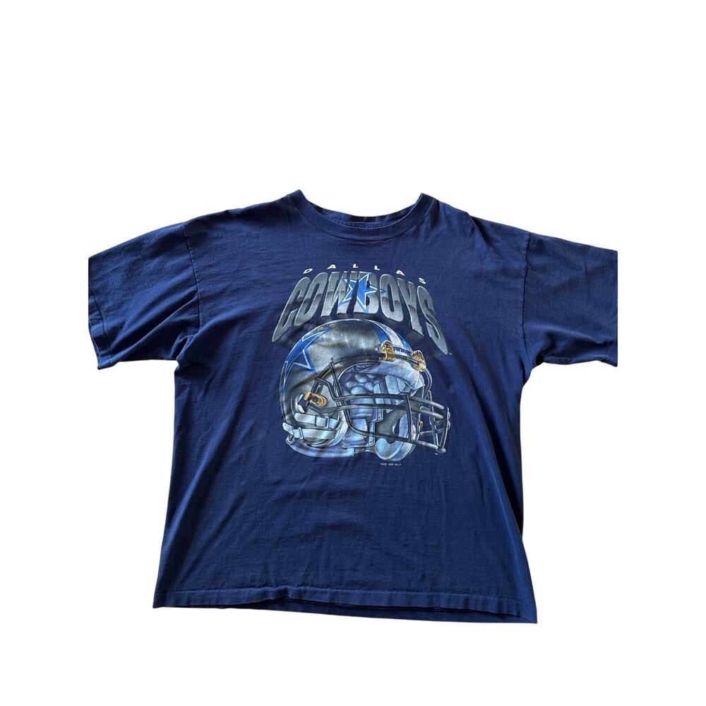 Vintage 1995 Dallas Cowboys Salem Sportswear Helmet Single Stitch T Shirt XL USA